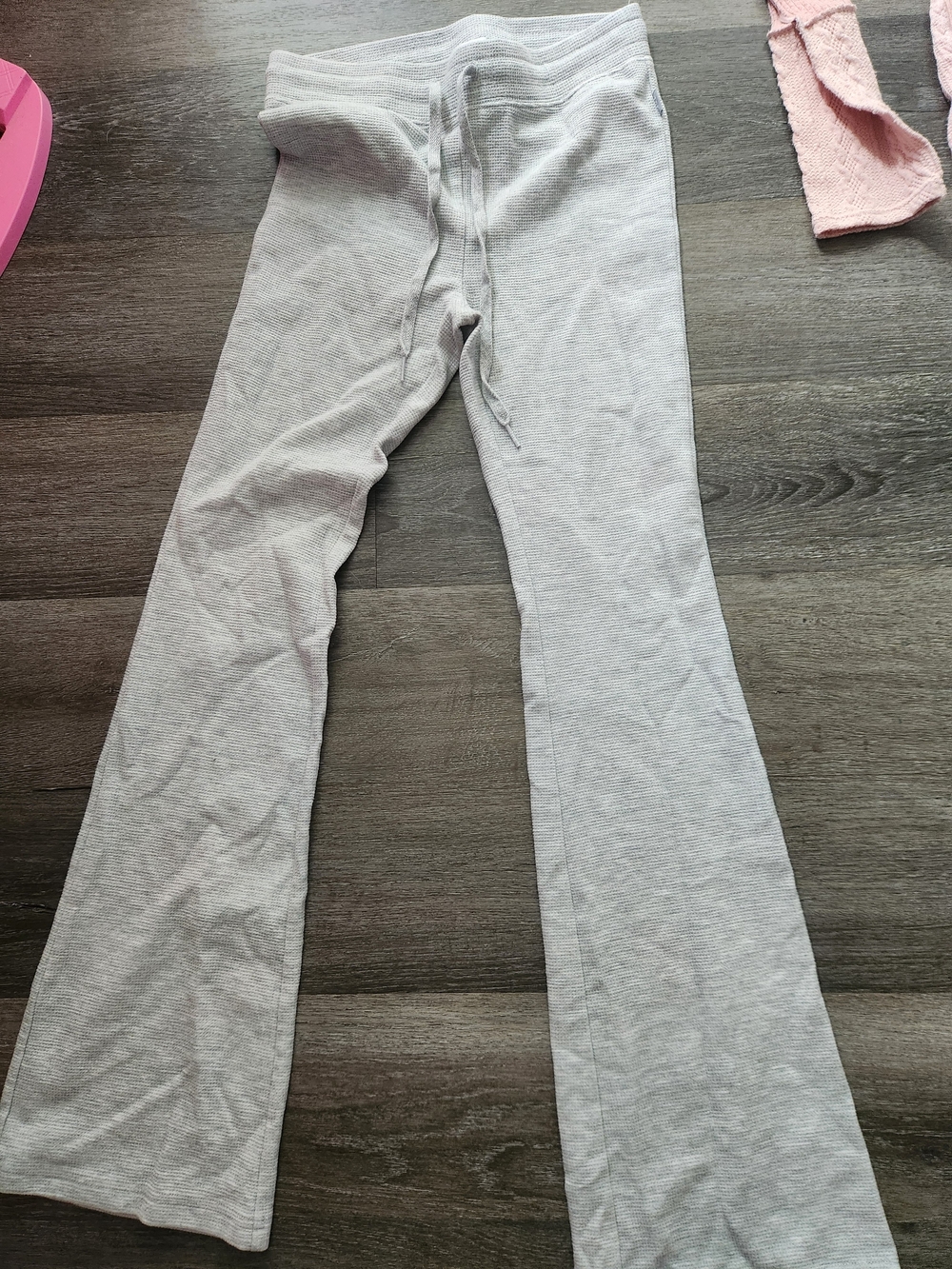 Women’s Light Gray Knit Flare Lounge Pants TNT Xs